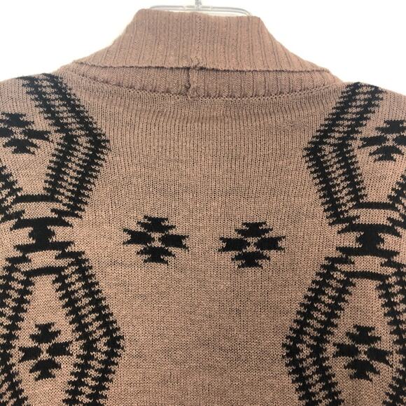 Creazioni Effeci Tribal Print Open Front Cardigan Size S - Picture 10 of 14